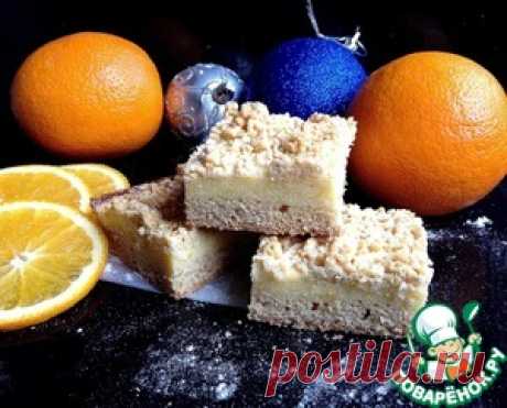 Пирожное с творожной начинкой &quot;Праздничное&quot; - кулинарный рецепт