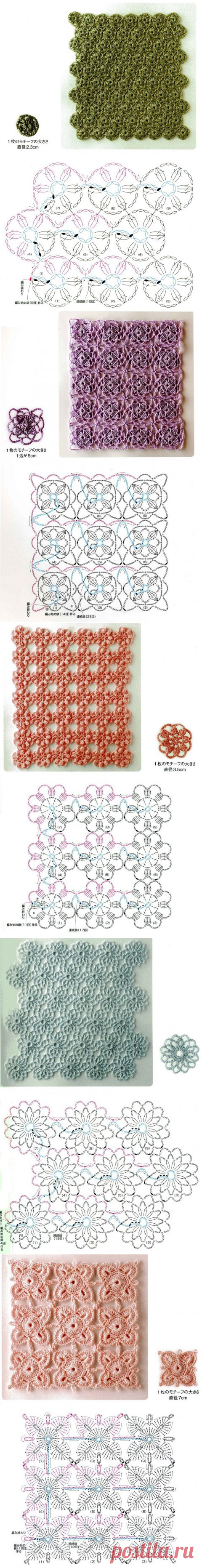 Техника безотрывного вязания полотна крючком - вязание крючком на kru4ok.ru