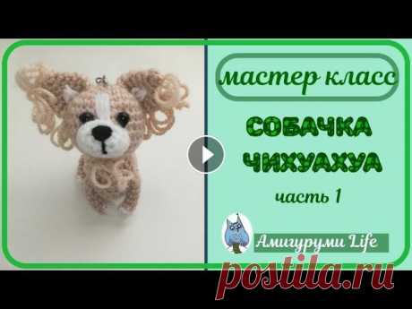 МК Собачка Чихуахуа вязаная крючком МК Собачка Чихуахуа вязаная крючком Готовые игрушки вы можете приобрести в моей группе ВК Мой инстаграм...