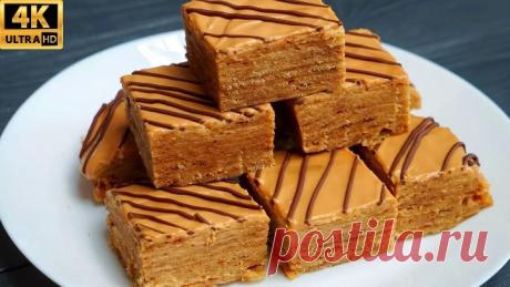 Готовлю ЕГО БЕЗ ДУХОВКИ ВТОРОЙ ДЕНЬ ПОДРЯД, ВСЕГО ЗА 30 МИНУТ ☆ Обалденный ТОРТ НА СКОВОРОДЕ