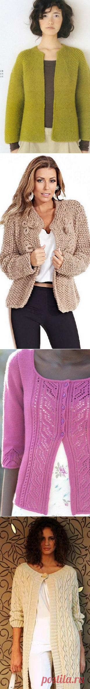 Подборочка жакетов, пуловеров и свитеров:) - Вязание спицами - Страна Мам