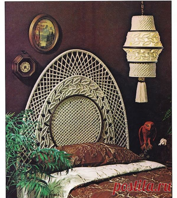 Необычная коллекция предметов интерьера в технике макраме - Ярмарка Мастеров - ручная работа, handmade