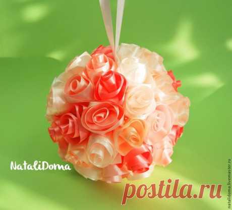 Видео мастер-класс: интерьерный букет или шар для топиария - Ярмарка Мастеров - ручная работа, handmade