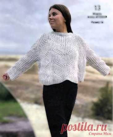 Джемпер Зефир. - Все в ажуре... (вязание крючком) - Страна Мам