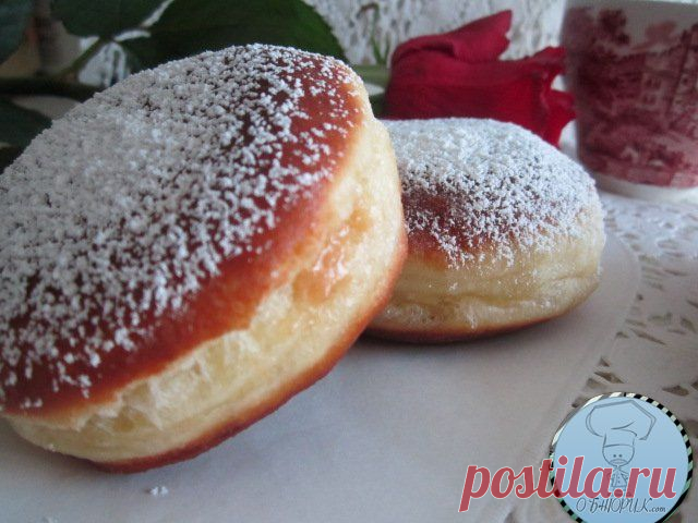 Немецкие пончики Krapfen простой рецепт с фото в домашних условиях