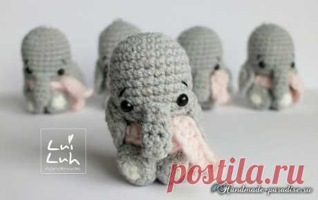 Слоник амигуруми. Описание - Handmade-Paradise