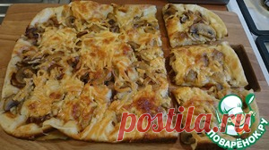 Пирог с грибами "Заливной"