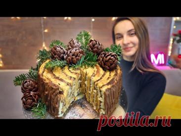 Не думала, что его так просто готовить! Торт ПЕНЕК С ШИШКАМИ, вкуснющий!