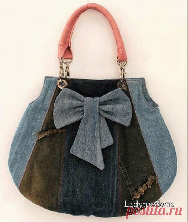 (+1) Выкройка сумки из джинсов мастер-класс (шитье, мастер-класс)