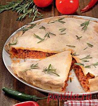 Рецепт итальянского мясного пирога.