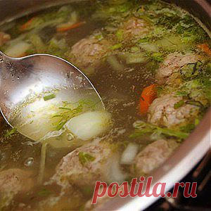 Суп с фрикадельками рецепт – супы
