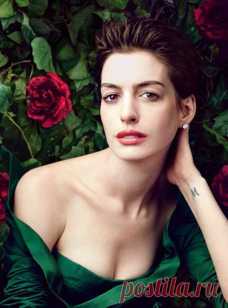 Anne Hathaway by Annie Leibovitz
