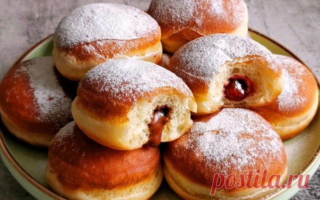 Булочки с повидлом из дрожжевого теста: 3 вкусных рецепта — Готовим дома