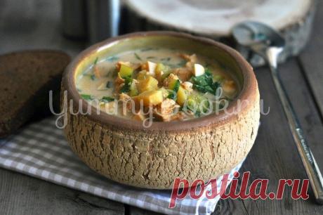 Окрошка с курицей на квасе, рецепт с фото пошагово