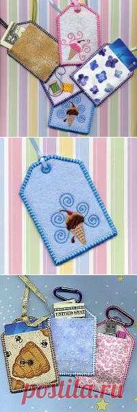 Tags for Machine Embroidery in the hoop from A Design By Lyn