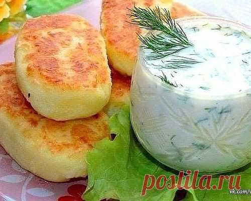 Обалденные картофельные оладьи с сыром!