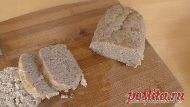 Картофельная колбаса с мясным фаршем