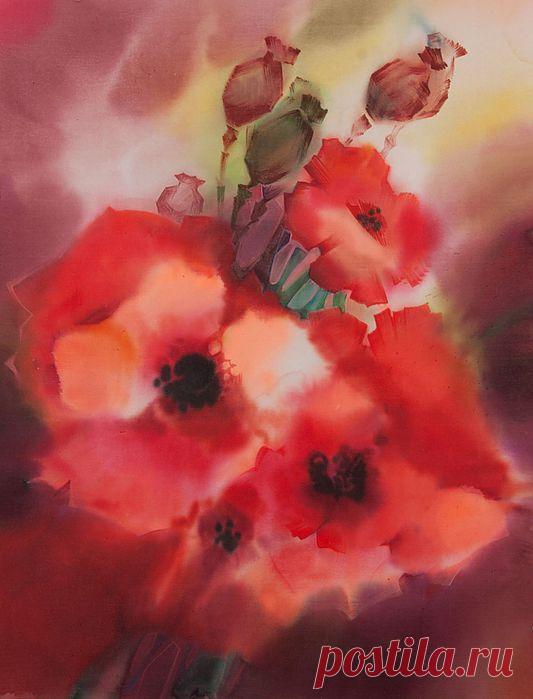 Сказочно красивый батик Елены Дорожкиной..