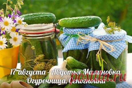 НАРОДНЫЙ КАЛЕНДАРЬ
17 августа - Авдотья Малиновка, Огуречница, Сеногнойка

О том, чего русские люди ждали от праздника святой Евдокии, хорошо говорят ее прозвища: Малиновка, Огуречница, Сеногнойка. В эту пору поспевает дикая малина, и детвора спешит в лес с туесами, чтобы набрать побольше сладких ягод — и свой живот потешить, и принести домой, где матери сварят из нее ароматное малиновое варенье на зиму.