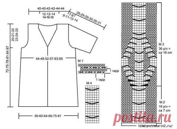 Великолепная туника с рукавом три четверти, спицами.
Очень красивое сочетание узоров .Работа не из лёгких , но она того стоит.
#вязание #вяжемСами #ВяжутНеТолькоБабушки #Вяжем_Сами #ВяжемСпицами #Вяжем_Спицами #Спицы #Спицами #ВязаноеПлатье #туника #ВязанаяТуника #ТуникаСпицами #Туника_Спицами #Вяжем_крючком #Крючком #ВяжемКрючком #схемы
#вязание_спицами #вязание #вязание_для_женщин #вязание_женщинам #платье #платье_спицами #вязаное_платье
Размер: S – M – L – XL – XXL – XX...