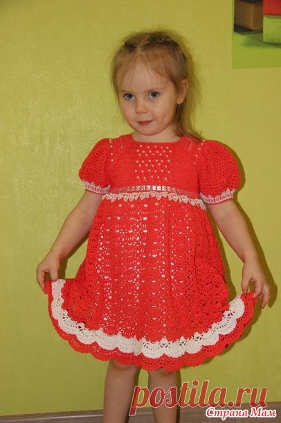 "Весна-красна"— новое платье для Наташи - Вязание - Страна Мам