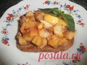 Французские тосты с яблоками