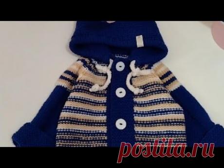 Кардиган для мальчика «вскачь». Начало. Расчеты. Капюшон.