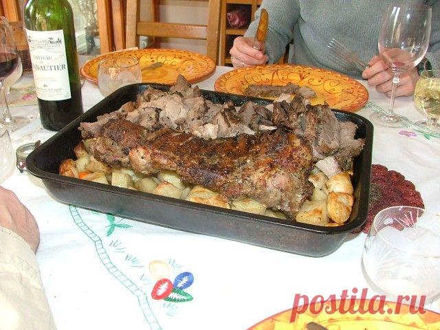 Записки мясника - Баранья нога (пафосный рецепт).