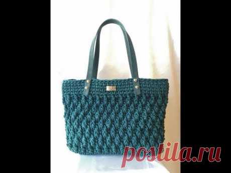 DROP BAG - BORSA UNCINETTO - HOW CROCHET A BAG