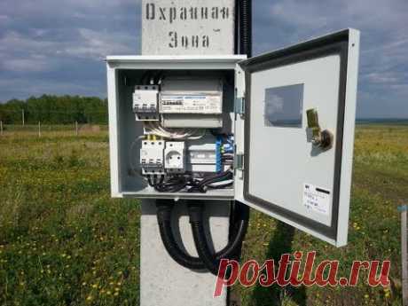 Щит 380 вольт 15 КВт. СИП. Сборка и установка на дачном участке. Подготовка к подключению
