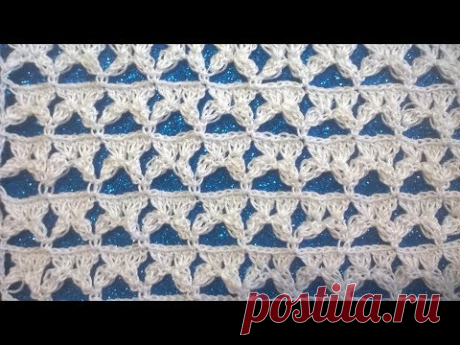 Узор крючком/Вязание для начинающих
