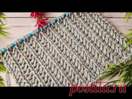 Winter 2025 ~ Forest Grace: Easy One-Row Tunisian Crochet Pattern