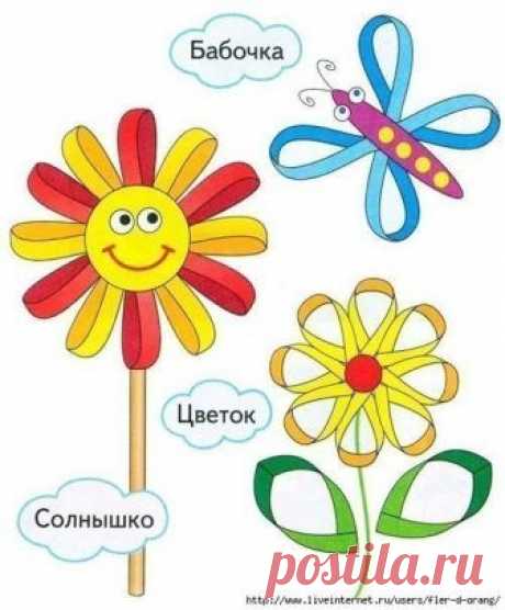 Поделки из бумаги с детьми — Поделки с детьми