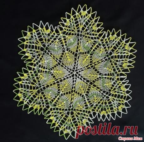 Вяжем кружевную салфетку Панаите. Модель №10 - Хенд-Мейд | HANDMADE - Страна Мам