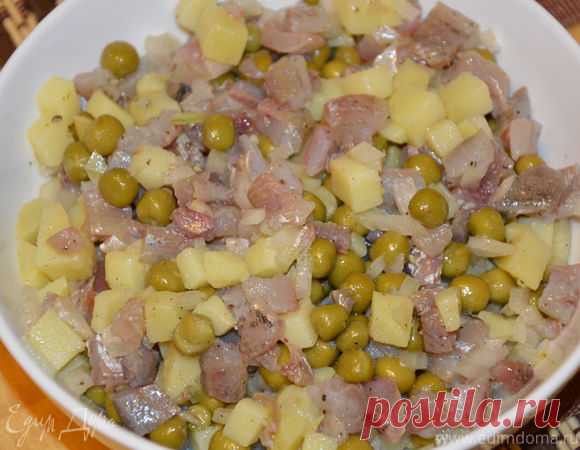 Русский рыбный салатик | Официальный сайт кулинарных рецептов Юлии Высоцкой