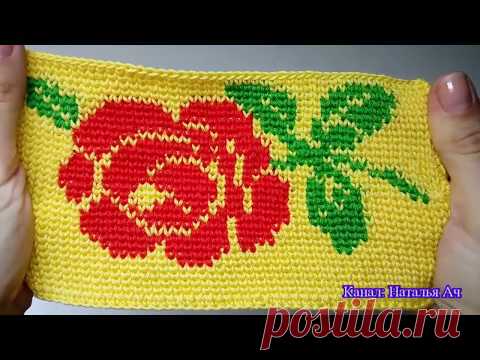 вязание крючком в раскол