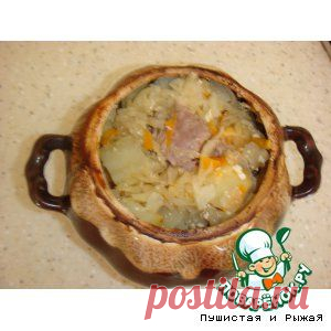 Свинина в горшочке с капустой и картошкой низкокалорийная - кулинарный рецепт