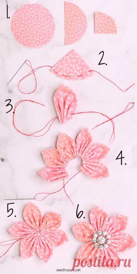 cloth flower making