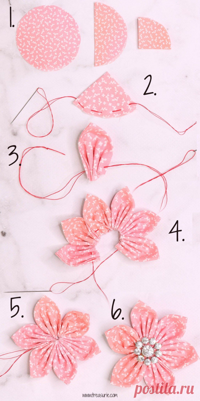 cloth flower making