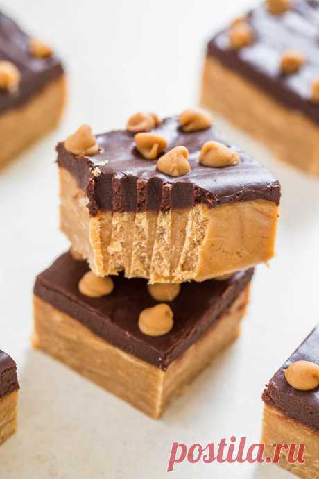 Buckeye Fudge - Averie Cooks