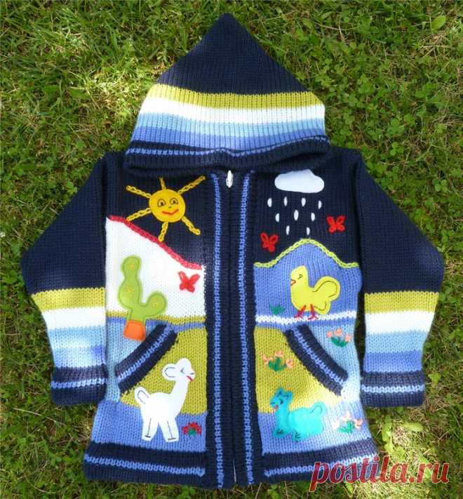 Детская кофточка: ru_knitting