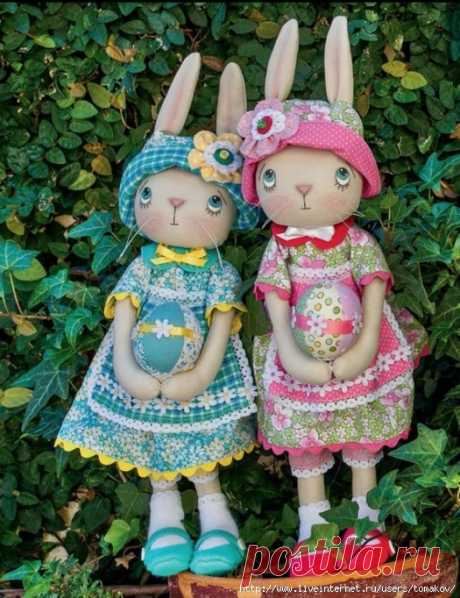 ЗАЙКИ MYRTLE AND MAPLE. ВЫКРОЙКА.