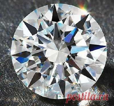 Купить Round 6 mm 15 ct VVS D White Brilliant Lab Diamond Hearts Arrows Solitaire на eBay.com из США