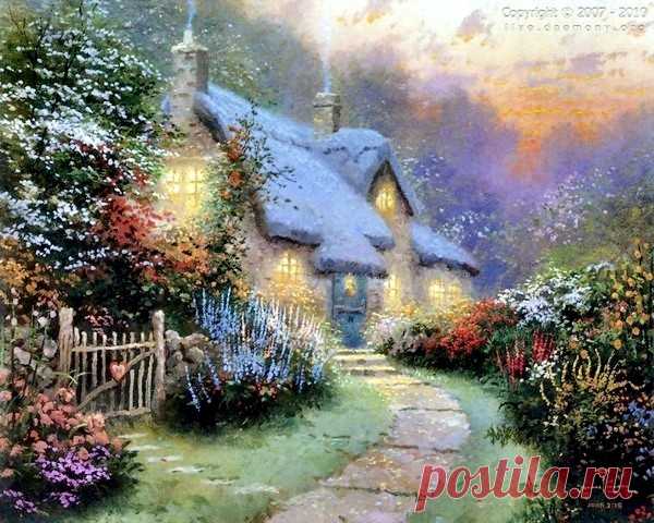 живопись Thomas Kinkade - 69 фото. Фотографии Валентин Иванов.