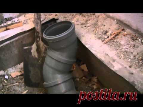 Как проложить канализационную трубу, уклоны и изгибы, канализация своими руками