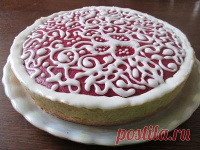 Малиново-лимонный пирог : Выпечка сладкая