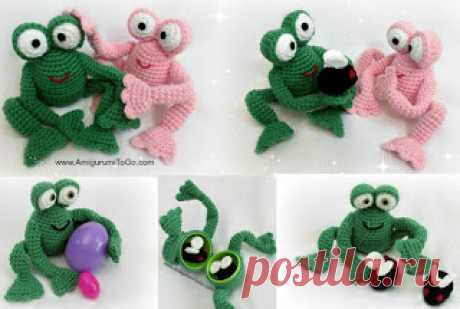 Froggy With Egg and Without ~ Amigurumi To Go