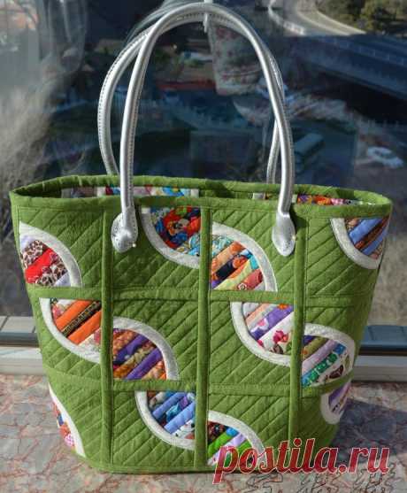 Ватные Лоскутная сумка Tote ~