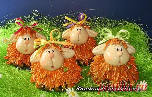 Пасхальный ягненок и овечка из соленого теста &raquo; Женский Мир