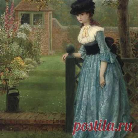 &quot;Clarissa&quot; by George Dunlap Leslie, 1865